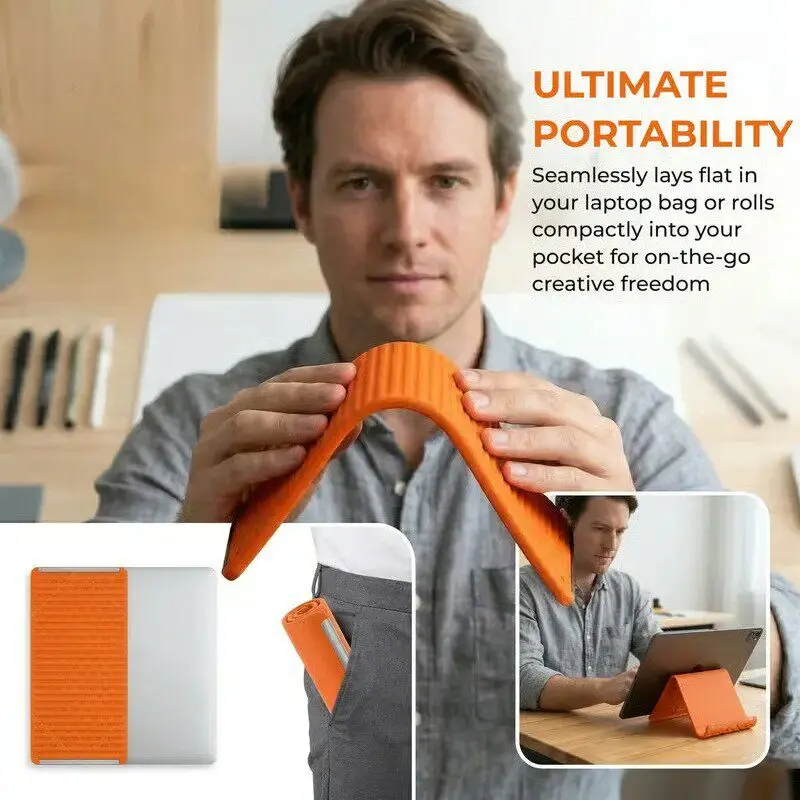 Tablet Accessories - 실리콘 접이식 휴대폰 스탠드 태블릿 노트북