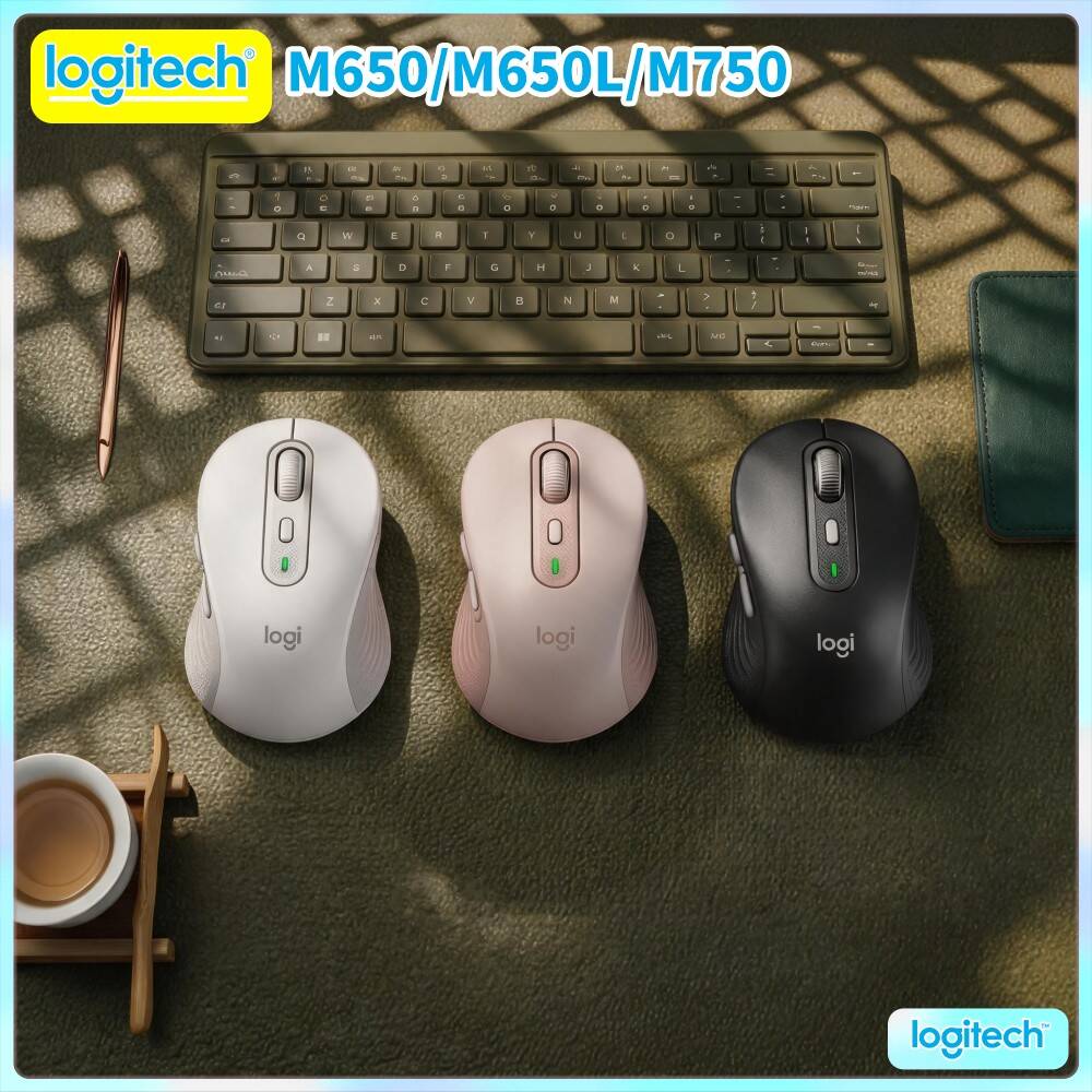 Logitech Tablet Accessories - M750 블루투스 마우스 조용한 무소음 클릭