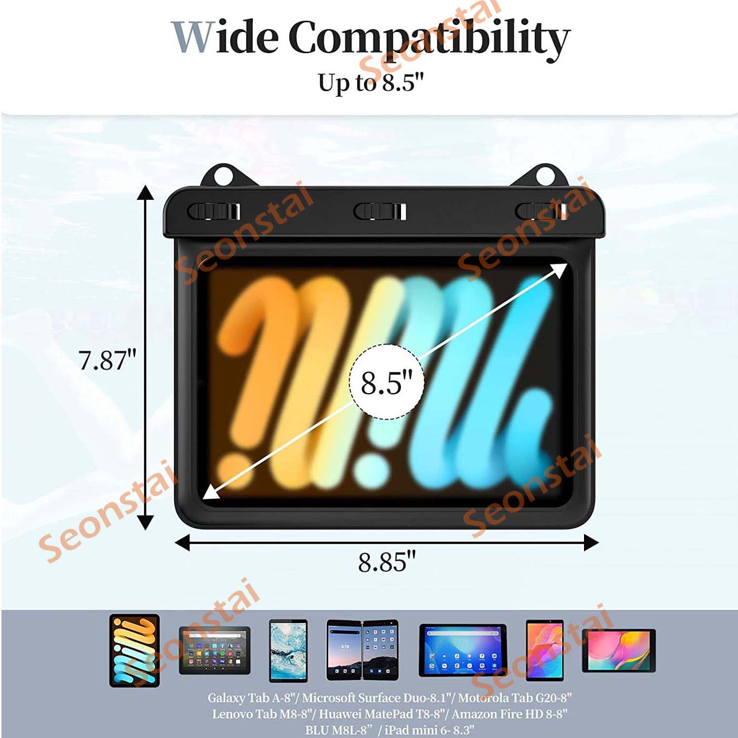 방수 파우치 케이스 커버 프로텍터, 8 인치 방수 태블 - Tablet Shoulder Bag 리뷰 및 가격