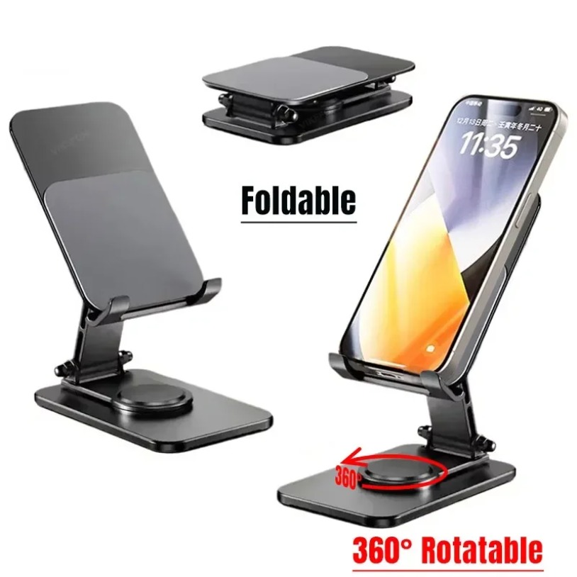 유니버설 메탈 360 °   회전식 휴대폰 태블릿 스탠 - Tablet Ipad Accessories 리뷰 및 가격
