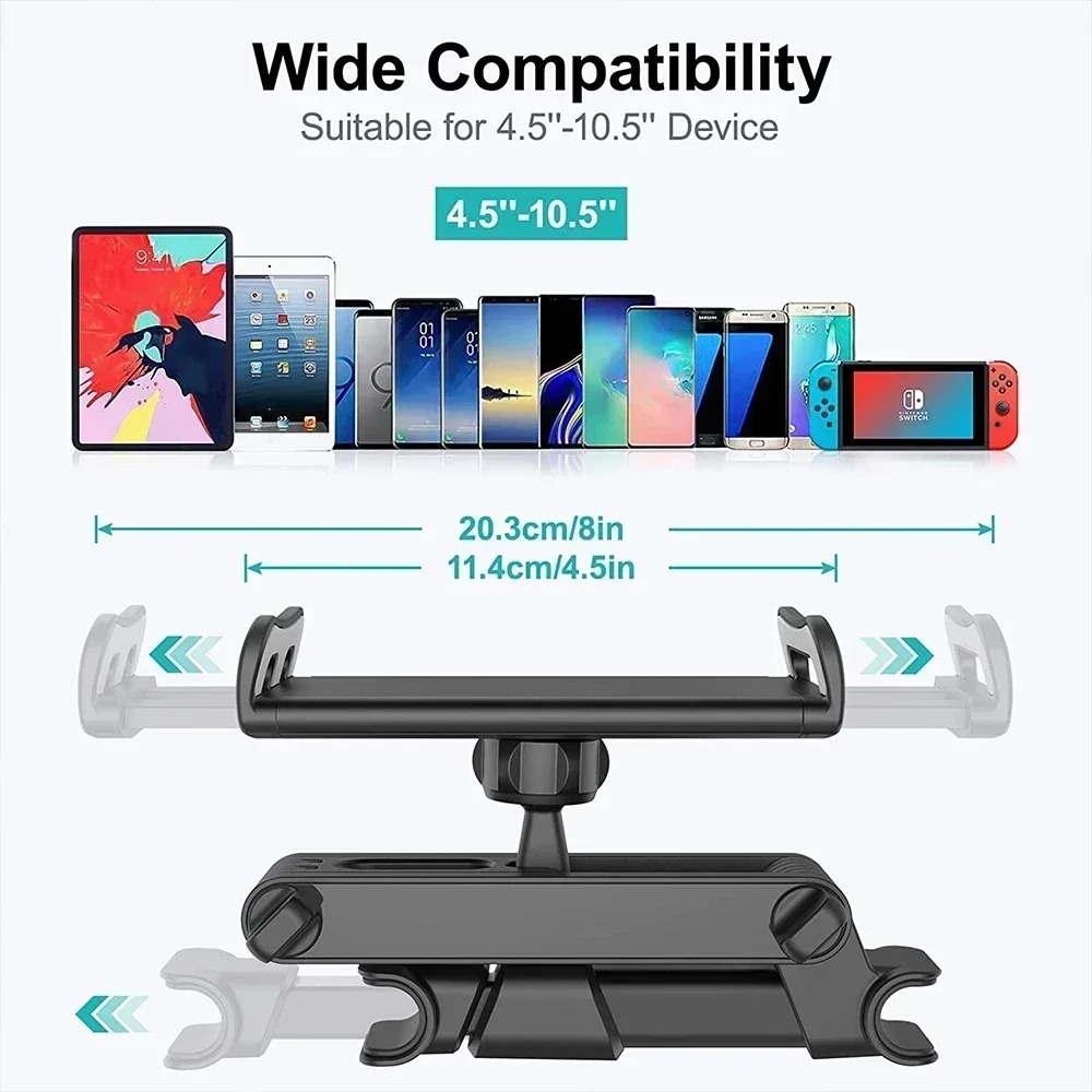 범용 자동차 뒷좌석 머리 받침 마운트 홀더 iPad A - Toddler Tablet Accessories 리뷰 및 가격