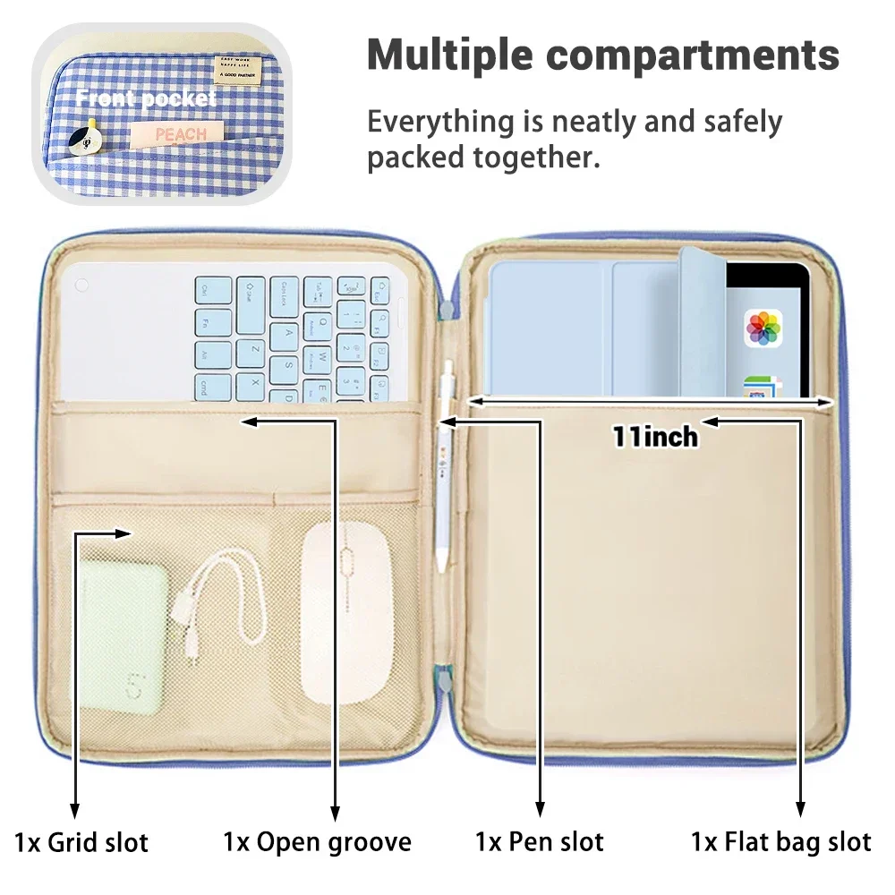 태블릿 슬리브 가방 IPad 용 7.9-12.9 인치  - Tablet Accessories For Girls 리뷰 및 가격