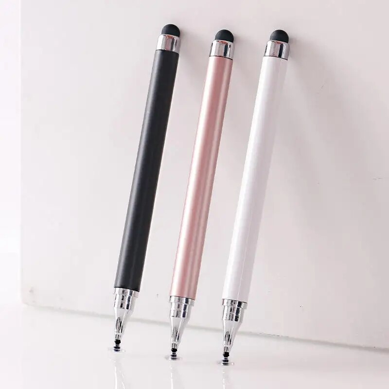 2 in 1 유니버설 스타일러스 펜 아이패드 화웨이 태 - Tablet Drawing Accessories 리뷰 및 가격