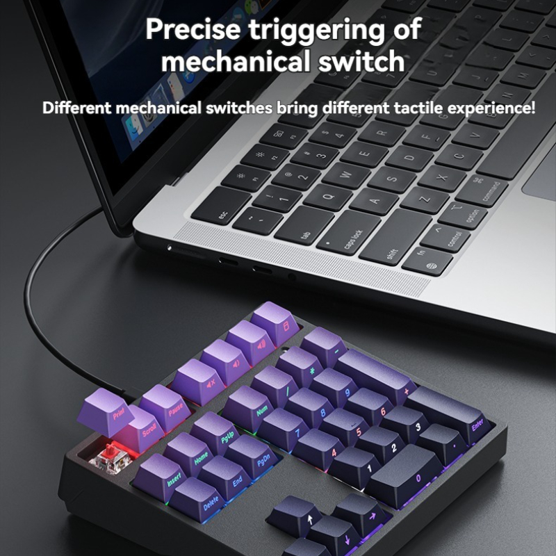 A35 숫자 키보드 유선 단일 모드 34 키 RGB 오 - Tablet Accessories Gifts 리뷰 및 가격