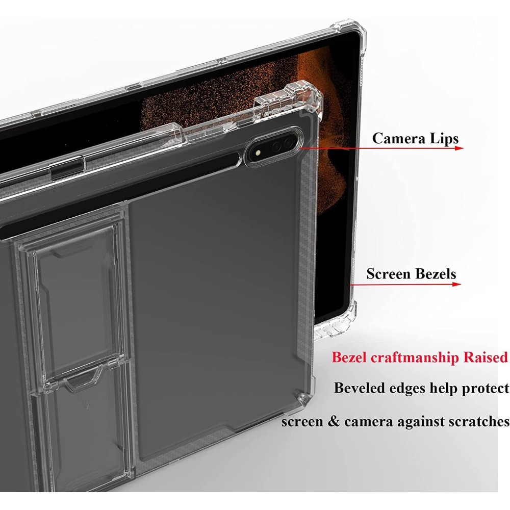 삼성 갤럭시 탭 S9 S8 플러스 12.4 용 TPU  - Tablet S9 Fe Accessories 리뷰 및 가격