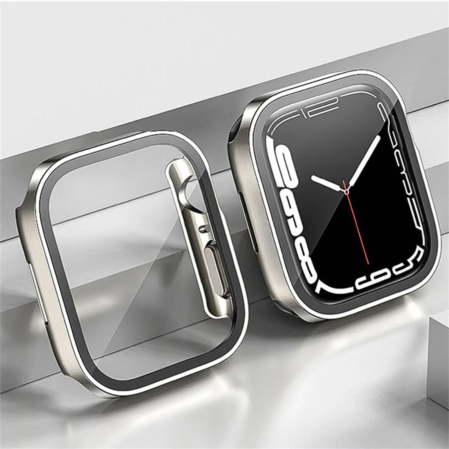 Apple Watch 케이스 시리즈 용 유리 + 커버  - Tablet Accessories For Girls 리뷰 및 가격