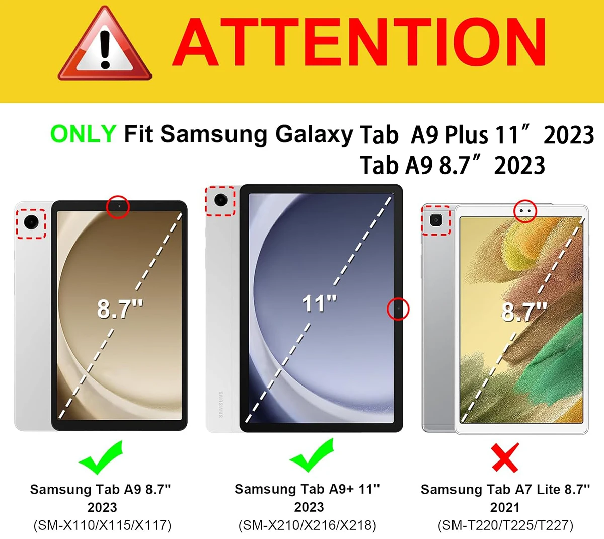 삼성 갤럭시 2023 탭 A9 SM-X115 8.7인치 - Galaxy Tablet Accessories 리뷰 및 가격