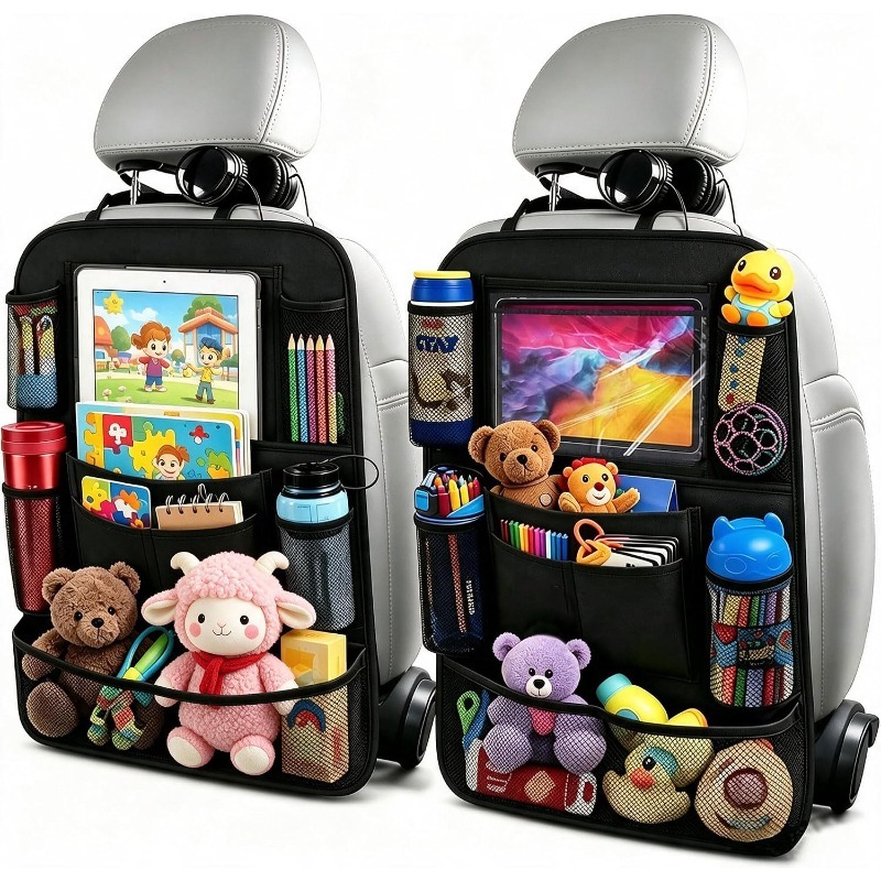 터치스크린 태블릿 홀더와 수납 포켓이 있는 자동차 뒷좌 - Tablet Accessories Bag 리뷰 및 가격
