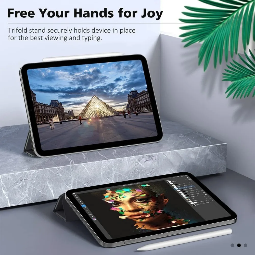 iPad Mini 7 케이스 2024 자기 삼중 접이식 - Ipad Cover Folio 리뷰 및 가격