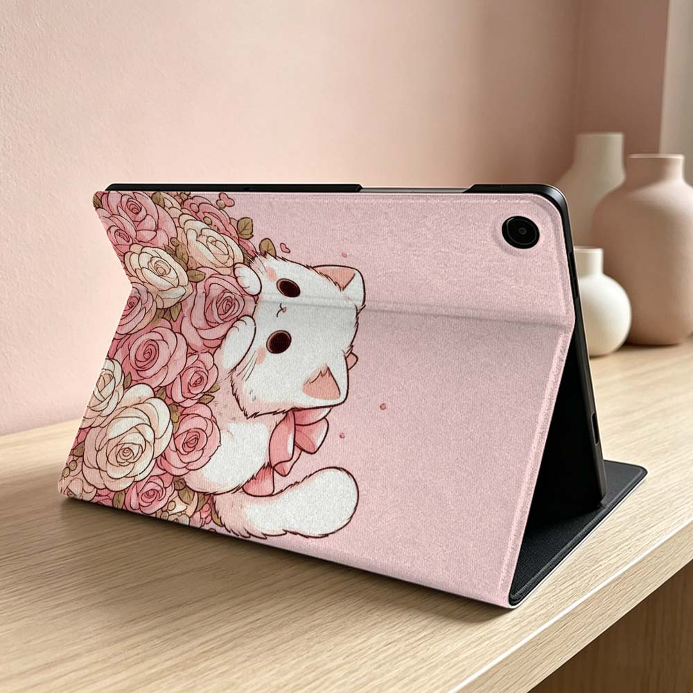 아트 핑크 고양이 패턴 소프트 삼성 갤럭시 탭 S11  - Tablet Accessories For Girls 리뷰 및 가격
