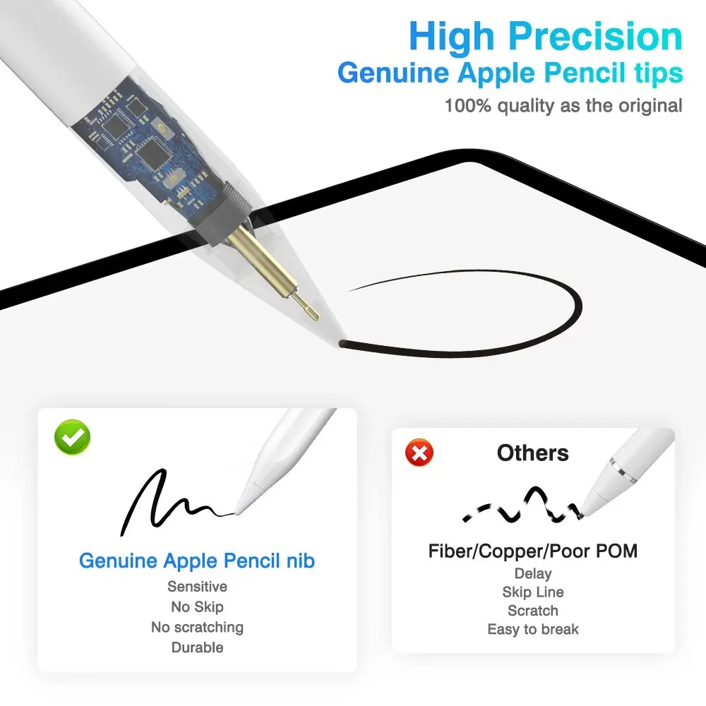 오리지널 애플 연필 2 세대 아이 패드 연필 2 스타일 - Tablet Drawing Accessories 리뷰 및 가격