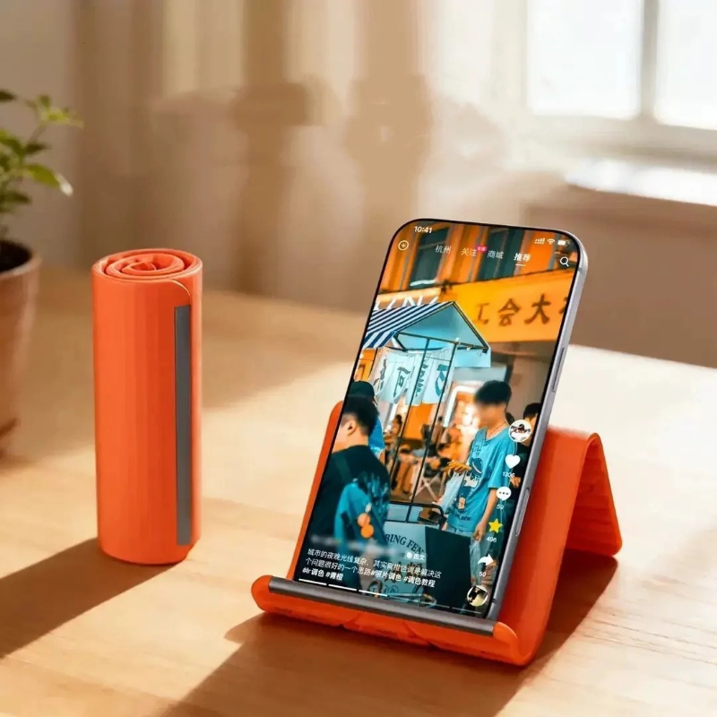 휴대용 실리콘 폰/태블릿/노트북 거치대, 창의적인 접이 - Tablet Accessories 리뷰 및 가격