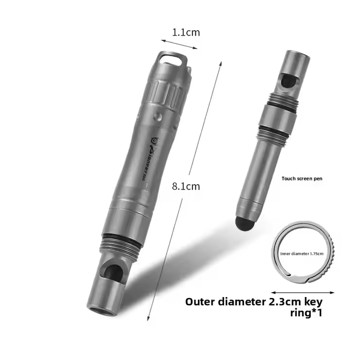 티타늄 합금 EDC 펜, 비상용 호루라기, 실리콘 스타 - Tablet Drawing Accessories 리뷰 및 가격