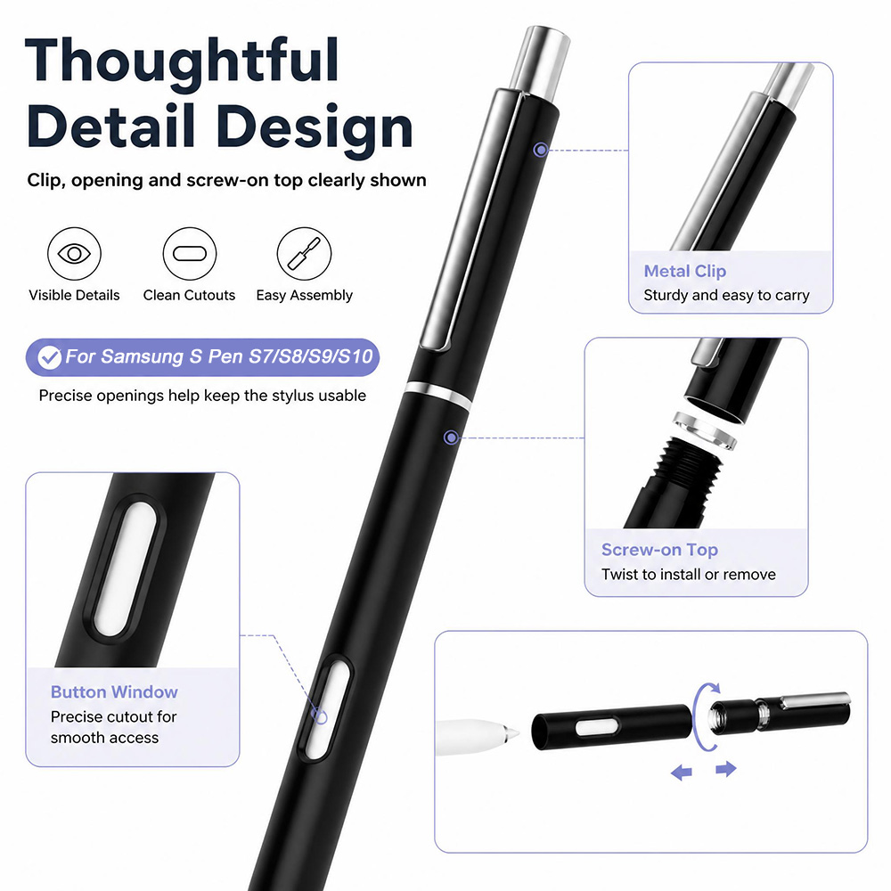 새로운 펜슬 케이스 S펜 삼성 갤럭시 탭 S10 FE/ - Galaxy Tablet Accessories 리뷰 및 가격