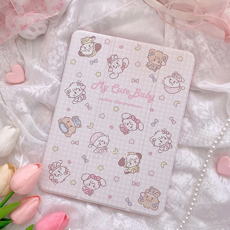 한국 인스 핑크 캣 뉴 태블릿 케이스 아이패드 프로 1 - Tablet Accessories For Girls 리뷰 및 가격