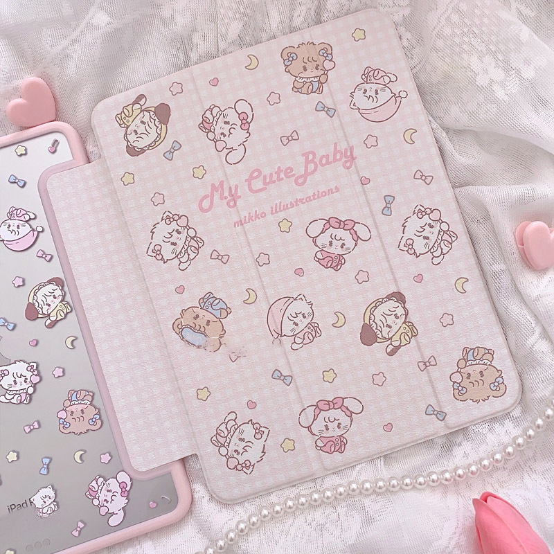 한국 인스 핑크 캣 뉴 태블릿 케이스 아이패드 프로 1 - Tablet Accessories For Girls 리뷰 및 가격