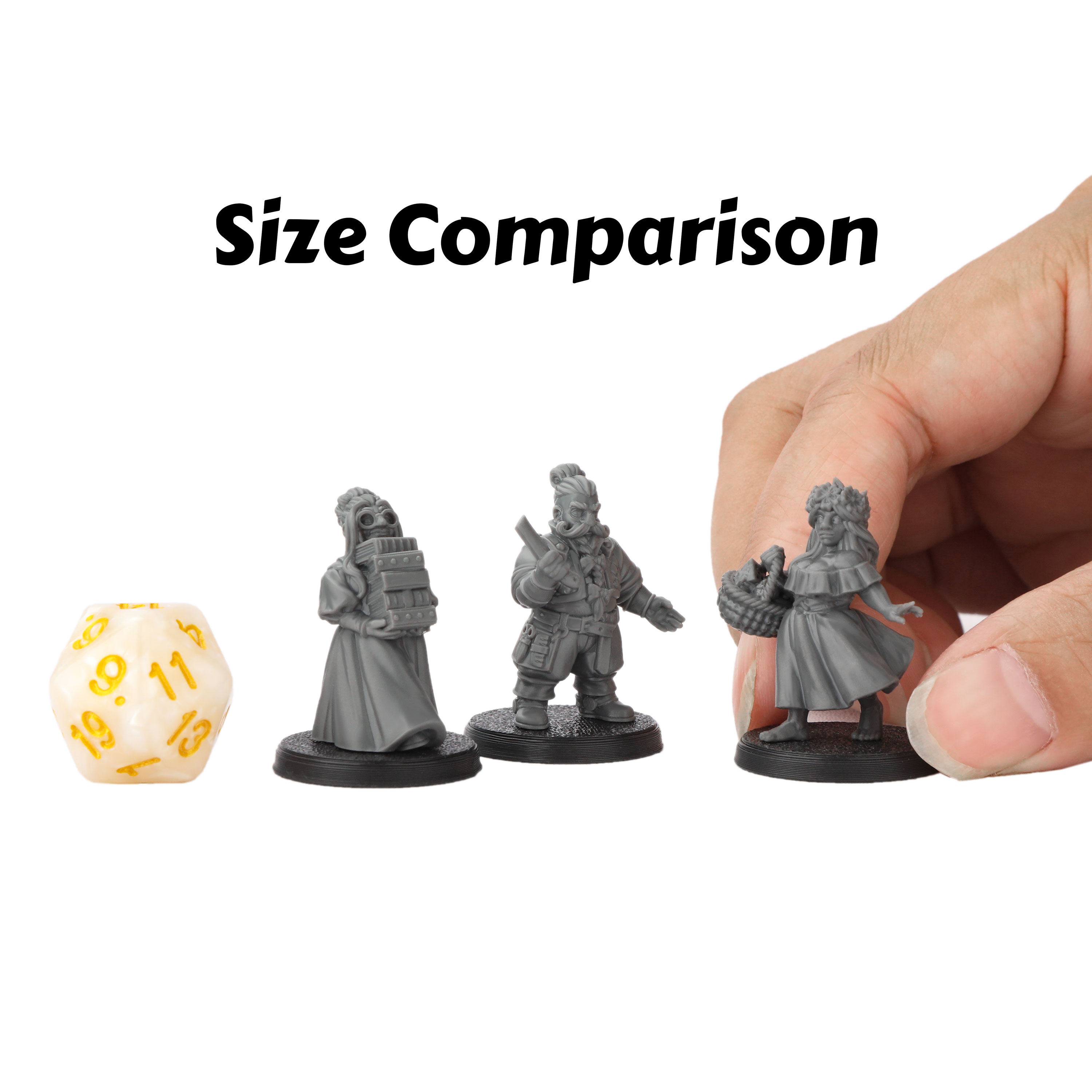 3개입 RPG 드워프 시민 미니어처 - 롤플레잉 캐릭터 - Tablet Drawing Accessories 리뷰 및 가격