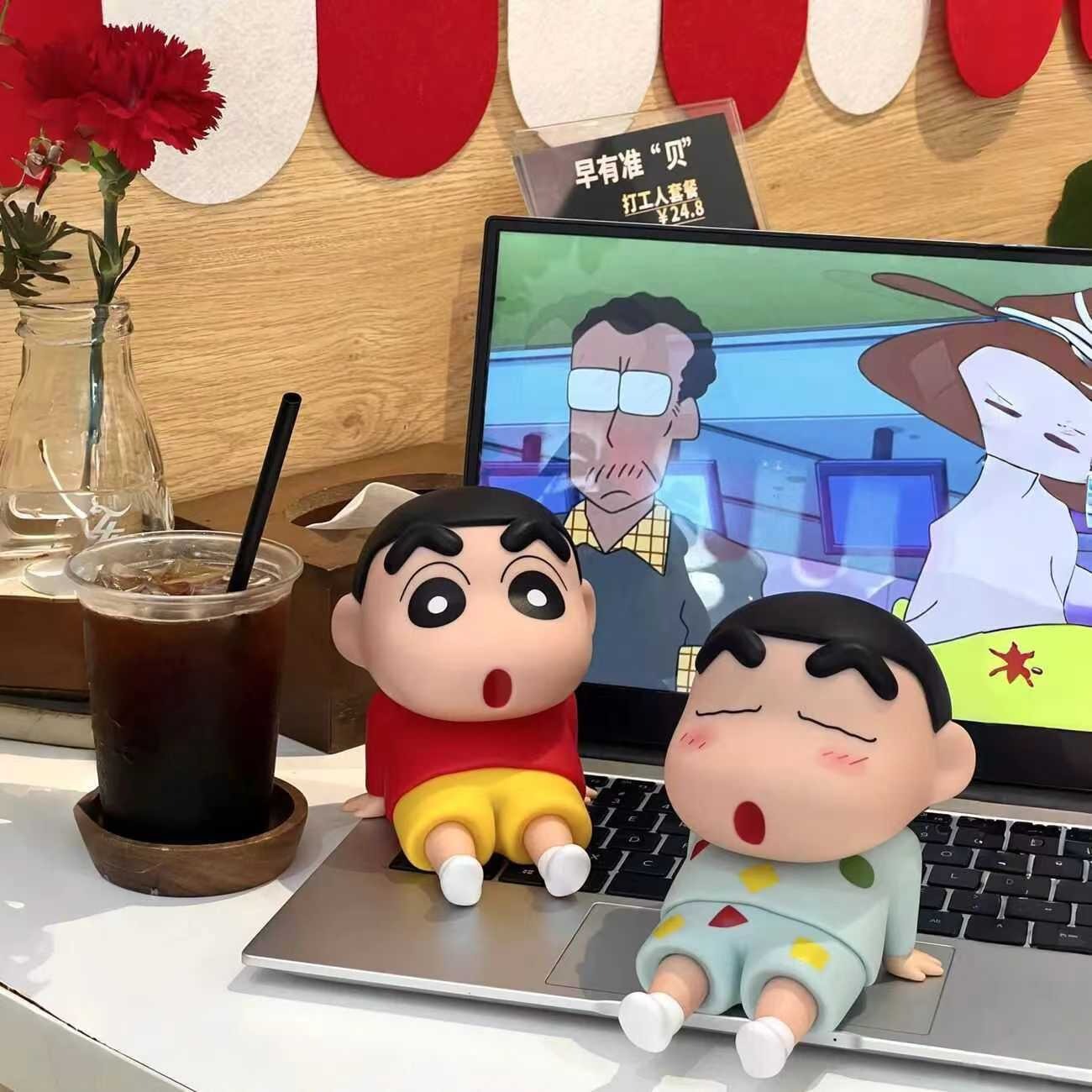 2026 크레용신짱 애니메이션 게으른 캐릭터 폰 홀더  - Toddler Tablet Accessories 리뷰 및 가격