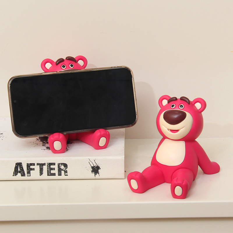 새로운 Lotso 휴대 전화 홀더 수지 귀여운 만화 카 - Tablet Accessories Gifts 리뷰 및 가격