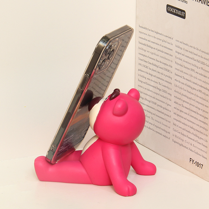 새로운 Lotso 휴대 전화 홀더 수지 귀여운 만화 카 - Tablet Accessories Gifts 리뷰 및 가격