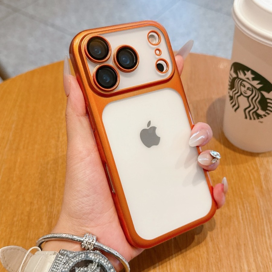 럭셔리 무광 투명 전기 도금 케이스 아이폰 17 Pro - Tablet Accessories For Girls 리뷰 및 가격