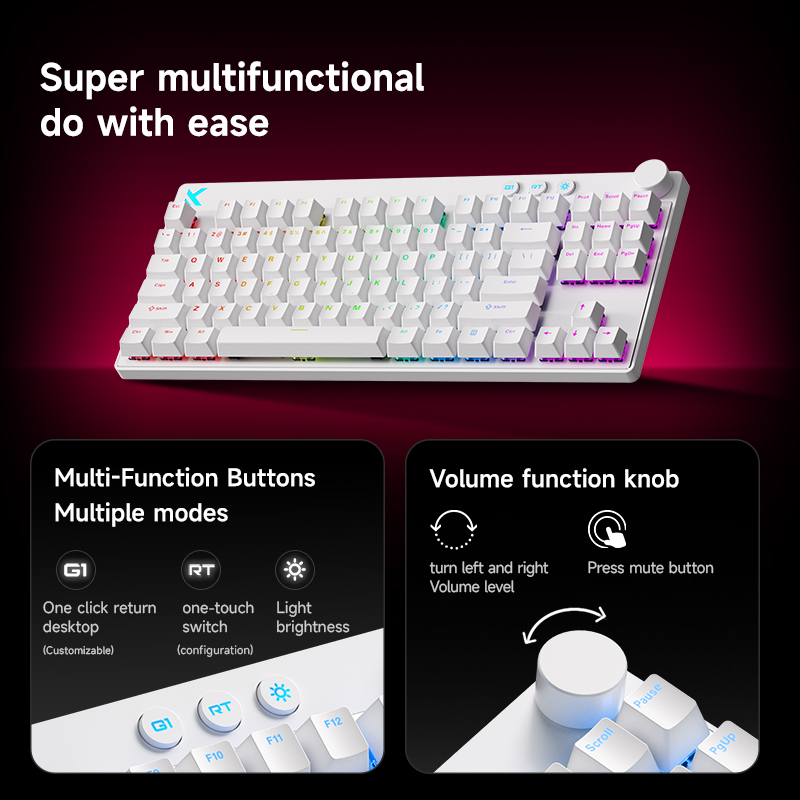 MCHOSE MIX87 마그네틱 스위치 기계식 키보드  - Tablet Accessories Gifts 리뷰 및 가격