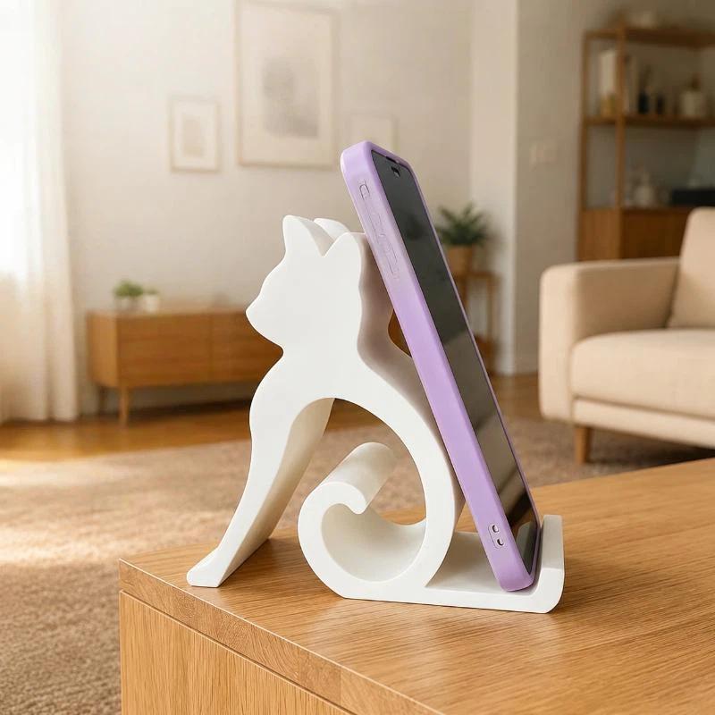 3D 프린팅 귀여운 고양이/강아지 모양 휴대폰 거치대  - Tablet Accessories 3D Print 리뷰 및 가격