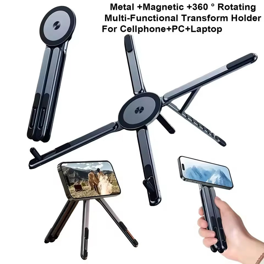 휴대용 자석식 휴대폰 거치대 & 셀카봉 3-in-1 접 - Tablet Ipad Accessories 리뷰 및 가격