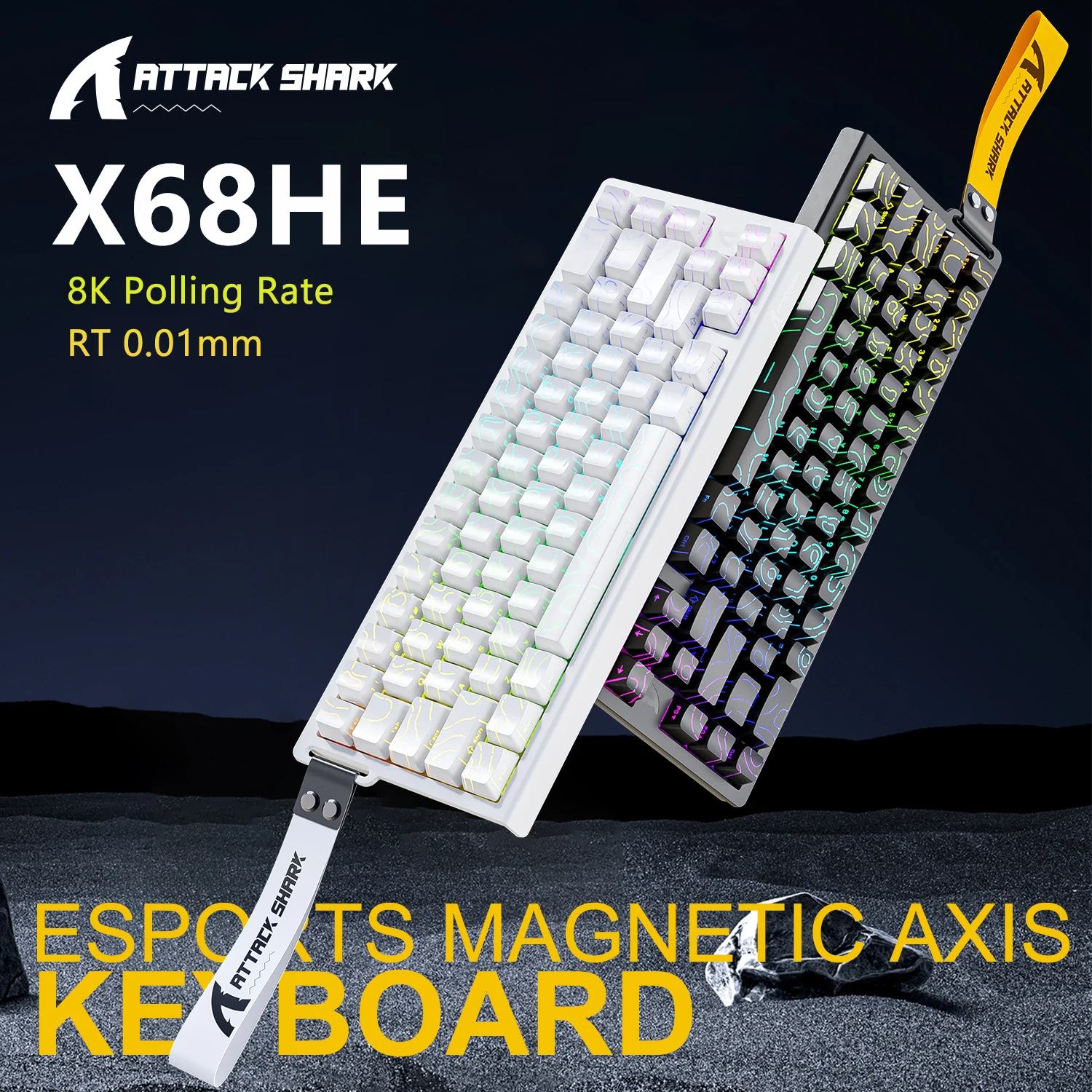 ATTACK SHARK X68HE 자기 기계식 키보드  - Tablet Accessories Gifts 리뷰 및 가격