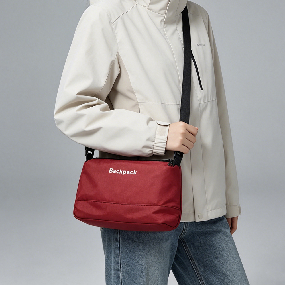 유니섹스 방수 옥스포드 천 크로스백 미니멀리스트 레터  - Tablet Shoulder Bag 리뷰 및 가격